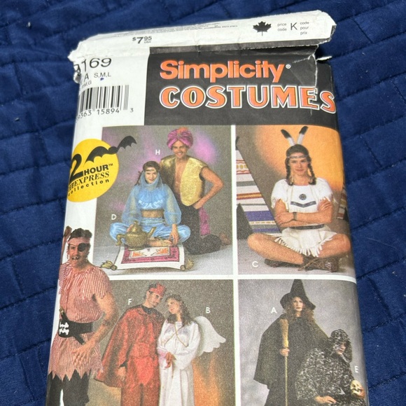 Simplicity 9169 - sm, med, larg, Devil- angel- witch- pirate and more - Picture 9 of 9